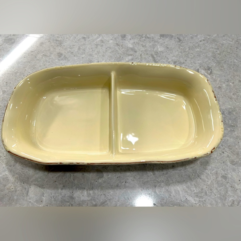 VIETRI Double Serving Dish